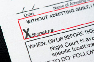 It's important to read what you're signing to make sure that you're not admitting to guilt! Better to not sign and contact Open Road Drivers Plan immediately.