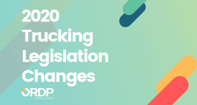 2020 Trucking Legislation Changes